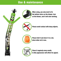 6 10 15 20FT Tall World Cup Ready Waving Inflatable Tube Man(Blower Not Included) - goodeny
