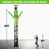 6 10 15 20FT Tall World Cup Ready Waving Inflatable Tube Man(Blower Not Included) - goodeny
