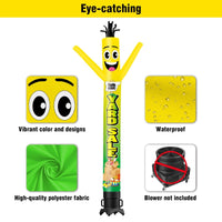 6 10 15 20FT Tall Yard Sale Waving Inflatable Tube Man(Blower Not Included) - goodeny