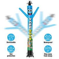 6 10 15 20FT Tall Yard Sale Waving Inflatable Tube Man(Blower Not Included) - goodeny