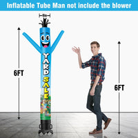 6 10 15 20FT Tall Yard Sale Waving Inflatable Tube Man(Blower Not Included) - goodeny