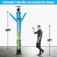 6 10 15 20FT Tall Yard Sale Waving Inflatable Tube Man(Blower Not Included) - goodeny