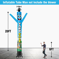 6 10 15 20FT Tall Yard Sale Waving Inflatable Tube Man(Blower Not Included) - goodeny