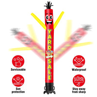 6 10 15 20FT Tall Yard Sale Waving Inflatable Tube Man(Blower Not Included) - goodeny