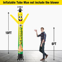 6 10 15 20FT Tall Yard Sale Waving Inflatable Tube Man(Blower Not Included) - goodeny