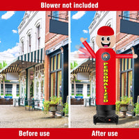 6 9FT Tall Inflatable Wavers Custom One - Arm Waving Tube Man(Blower Not Included) - goodeny