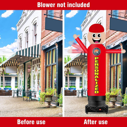 6 9FT Tall Inflatable Wavers Custom One - Arm Waving Tube Man(Blower Not Included) - goodeny