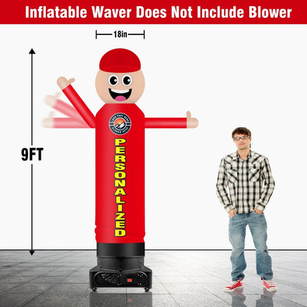 6 9FT Tall Inflatable Wavers Custom One - Arm Waving Tube Man(Blower Not Included) - goodeny