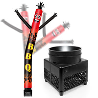 6FT BBQ Inflatable Tube Man with Blower (5.5'' Diameter) and Built - in LED - goodeny