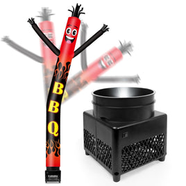 6FT BBQ Inflatable Tube Man with Blower (5.5'' Diameter) and Built - in LED - goodeny