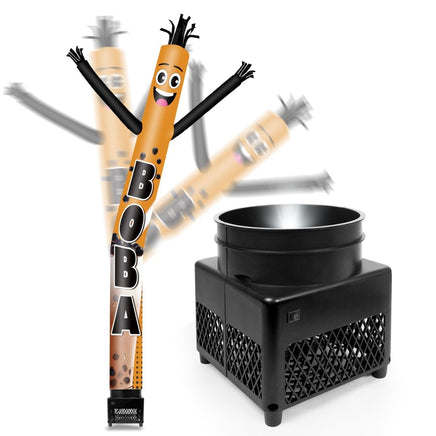 6FT Boba Inflatable Tube Man with Blower (5.5'' Diameter) and Built - in LED - goodeny