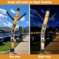 6FT Boba Inflatable Tube Man with Blower (5.5'' Diameter) and Built - in LED - goodeny