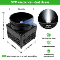 6FT Cactus Inflatable Tube Man with Blower (5.5'' Diameter) and Built - in LED - goodeny