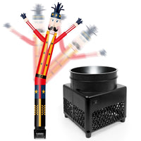 6FT Christmas Nutcracker Inflatable Tube Man with Blower (5.5'' Diameter) and Built - in LED - goodeny