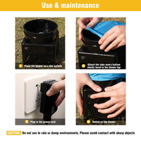 6FT Cold Beer Inflatable Tube Man with Blower (5.5'' Diameter) and Built - in LED - goodeny