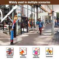 6FT Cowboy Inflatable Tube Man with Blower (5.5'' Diameter) and Built - in LED - goodeny