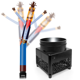 6FT Cowboy Inflatable Tube Man with Blower (5.5'' Diameter) and Built - in LED - goodeny