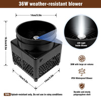 6FT Eagle Inflatable Tube Man with Blower (5.5'' Diameter) and Built - in LED - goodeny