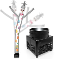 6FT Easter Bunny Inflatable Tube Man with Blower (5.5'' Diameter) and Built - in LED - goodeny
