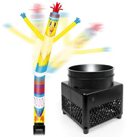 6FT Easter Egg Chick Inflatable Tube Man with Blower (5.5'' Diameter) and Built - in LED - goodeny