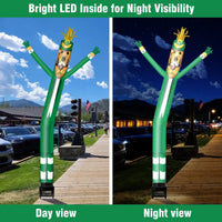 6FT Elf Dog Inflatable Tube Man with Blower (5.5'' Diameter) and Built - in LED - goodeny