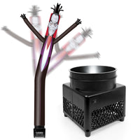 6FT Halloween Vampire Inflatable Tube Man with Blower (5.5'' Diameter) and Built - in LED - goodeny
