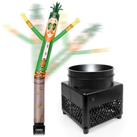 6FT Leprechaun Inflatable Tube Man with Blower (5.5'' Diameter) and Built - in LED - goodeny
