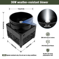 6FT Scarecrow Inflatable Tube Man with Blower (5.5'' Diameter) and Built - in LED - goodeny
