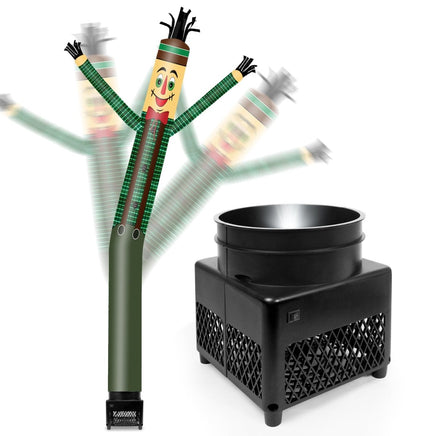 6FT Scarecrow Inflatable Tube Man with Blower (5.5'' Diameter) and Built - in LED - goodeny