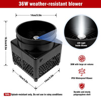 6FT Snowman Inflatable Tube Man with Blower (5.5'' Diameter) and Built - in LED - goodeny