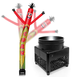 6FT Sweet Corn Inflatable Tube Man with Blower (5.5'' Diameter) and Built - in LED - goodeny
