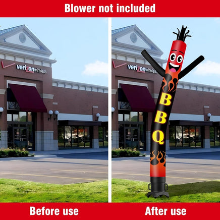 6FT Tall BBQ Waving Inflatable Tube Man(Blower Not Included) - goodeny