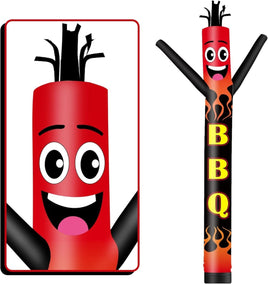 6FT Tall BBQ Waving Inflatable Tube Man(Blower Not Included) - goodeny