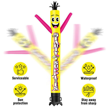 6FT Tall Beauty Supplies Waving Inflatable Tube Man(Blower Not Included) - goodeny