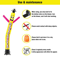 6FT Tall Beauty Supplies Waving Inflatable Tube Man(Blower Not Included) - goodeny