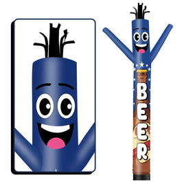 6FT Tall Beer Waving Inflatable Tube Man(Blower Not Included) - goodeny