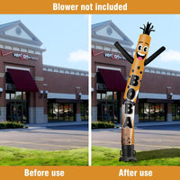 6FT Tall Boba Waving Inflatable Tube Man(Blower Not Included) - goodeny