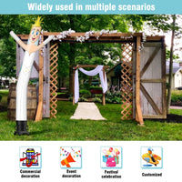 6FT Tall Bride Waving Inflatable Tube Man(Blower Not Included) - goodeny