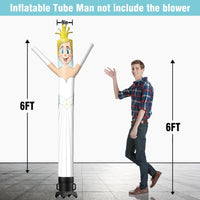 6FT Tall Bride Waving Inflatable Tube Man(Blower Not Included) - goodeny