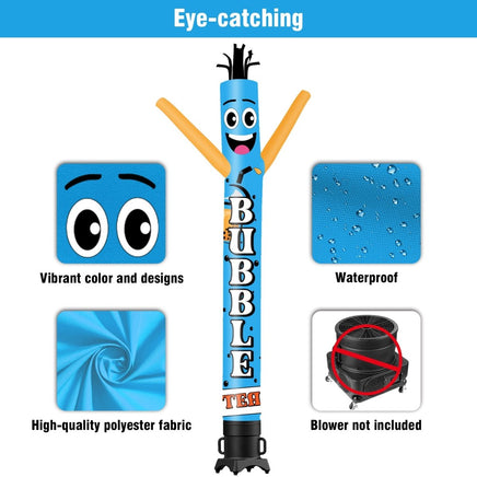 6FT Tall Bubble Tea Waving Inflatable Tube Man(Blower Not Included) - goodeny