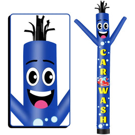 6FT Tall Car Wash Blue Waving Inflatable Tube Man(Blower Not Included) - goodeny