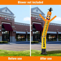 6FT Tall Cheese Steak Waving Inflatable Tube Man(Blower Not Included) - goodeny