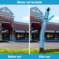 6FT Tall Cocktail Waving Inflatable Tube Man(Blower Not Included) - goodeny