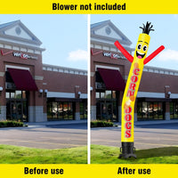 6FT Tall Corn Dogs Waving Inflatable Tube Man(Blower Not Included) - goodeny