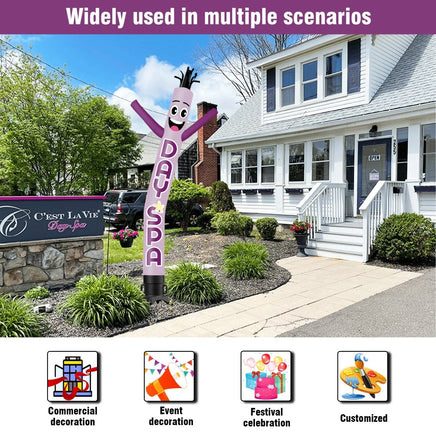6FT Tall Day Spa Waving Inflatable Tube Man(Blower Not Included) - goodeny