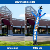 6FT Tall Dog Wash Waving Inflatable Tube Man(Blower Not Included) - goodeny