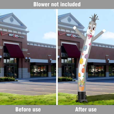 6FT Tall Easter Waving Inflatable Tube Man(Blower Not Included) - goodeny