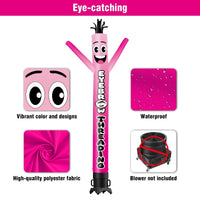 6FT Tall Eyebrow Threading Waving Inflatable Tube Man(Blower Not Included) - goodeny
