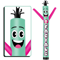 6FT Tall Facials Waving Inflatable Tube Man(Blower Not Included) - goodeny
