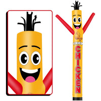6FT Tall Fired Chicken Waving Inflatable Tube Man(Blower Not Included) - goodeny